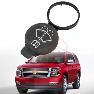 Windshield Wiper Washer Fluid Reservoir Bottle Tank Lid Cover For Chevy Tahoe 15 - Picture 1 of 16