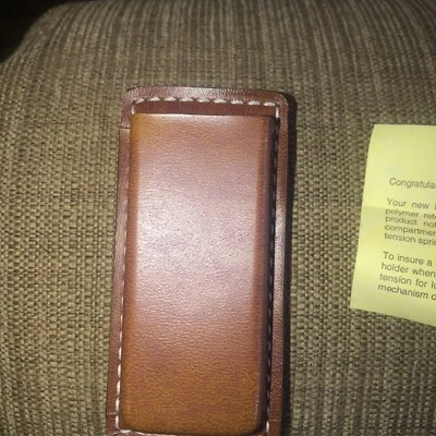 Bolsa Mag segura Desantis A47TJEEZ0 1,75" couro pilha única bronzeada 9MM/40 S&W - Imagem 1 de 4