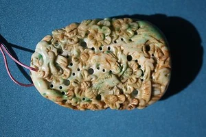 Ancient Chinese Qing green jadeite - Picture 1 of 2