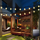 Lezonic Solar Garden Lights Outdoor, 12M/39Ft 100LED Solar Fairy Lights Waterpro