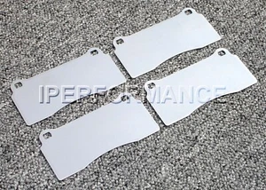 Titanium Brake Pad Shim Heat Shields for Nissan GT-R R35 Skyline 09-17; Rr R55mm - Picture 1 of 3