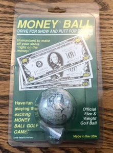 Vintage Geldball Golfball NEU Golfer Quelle - Bild 1 von 4