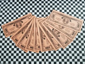 GO FOR BROKEN BRETTSPIEL 1985 MB SPIELE ERSATZTEILE GELD 5000 x10 - Bild 1 von 2