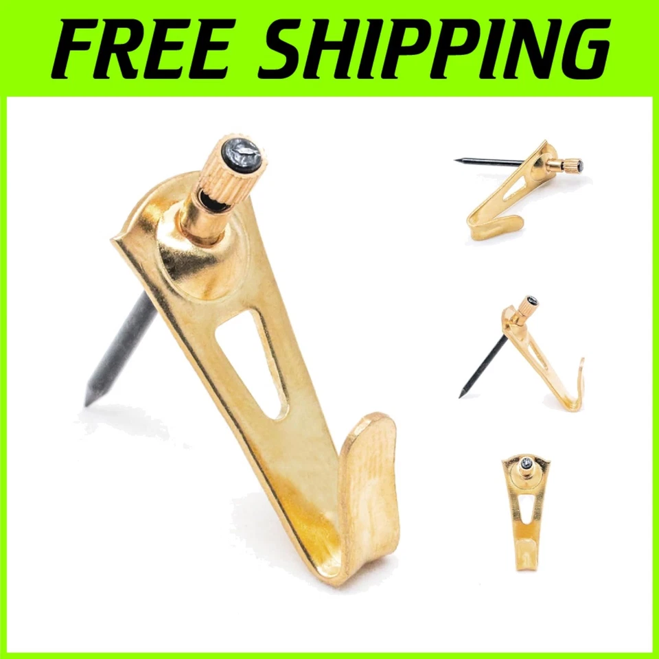 Clavos para colgar cuadros - Paquete de 100 colgadores de pared de yeso Foto 1 de 4