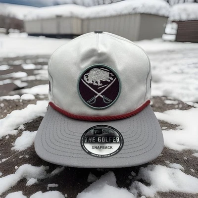 Gorra de golf Buffalo Sabres New Era "The Golfer" óptica blanca con cierre a presión H115 Foto 1 de 4