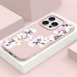 Funda blanda TPU con patrón floral femenino para iPhone 16 Pro Max 15 14 13 12 11 - Imagen 1 de 21