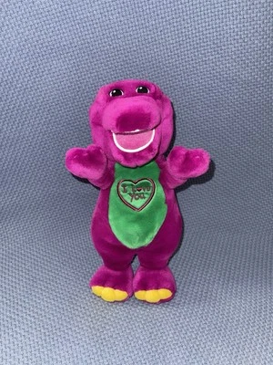 Muñeca de peluche Barney Singing I Love You figura de juguete dinosaurio púrpura espectáculo de colección Foto 1 de 3