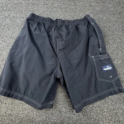 Pantalones Cortos Old Navy Para Hombre XL Negro Bañador Boardshorts Elástico Cordón Bolsillo Foto 1 de 4