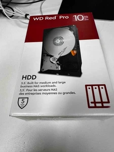 Western Digital 10TB WD Red Pro NAS Internal Hard Drive 7200 RPM Class SATA 6 - Picture 1 of 2