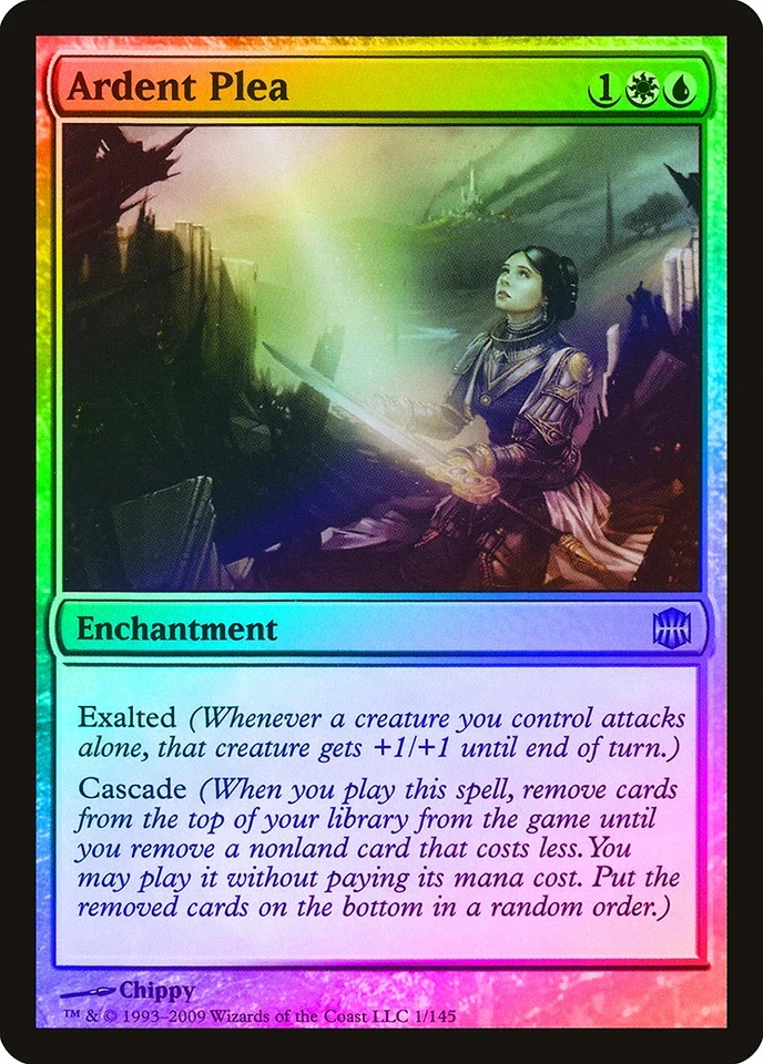 Ardent Plea FOIL Alara Reborn HEAVILY PLD White Blue Uncommon MTG CARD ABUGames - Image 1 of 1