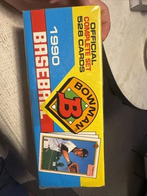 1990 Bowman Baseball Cards Official Complete Set 528 Cards FACTORY SEALED - Image 1 of 4
