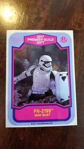 2017 SDCC COMIC CON EXCLUSIVE GENTLE GIANT STAR WARS FN-2199 PROMO CARD - Picture 1 of 1