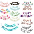 16" Happy Birthday Foil Balloons Happy Birthday Bunting Banners RoseGold Garland