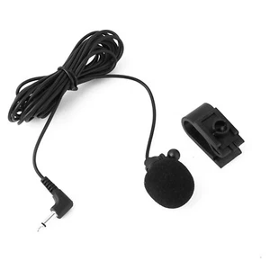 Car Stereo Radio Microphones 3.5mm Clip for Pioneer For Sony For JVC Hands Free - Picture 1 of 12