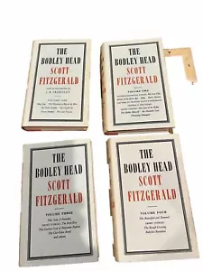 The Bodley Head Scott Fitzgerald Vols 1-4. Missing 5 & 6. F. Scott Fitzgerald VG - Picture 1 of 18
