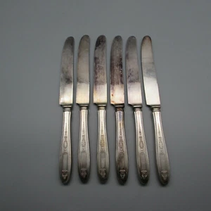 Oneida Silverplate Grosvenor Dinner Knives - Set of Six * - Picture 1 of 2