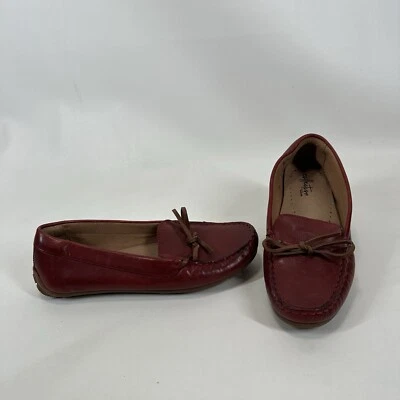 Zapatos Mocasines de Conducción Clarks Collection Cuero Rojo Sin usar, en caja, Talla 8M EE. UU./39 Foto 1 de 4