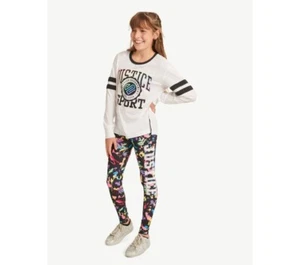 Justice Girls Holiday Gifting Graphic Long Sleeve T-Shirt & Leggings 2-piece... - Picture 1 of 5