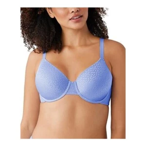Wacoal Back Appeal T-Shirt Underwire Bra Women's 38DDD Blue Hydrangea Adjustable - Picture 1 of 16