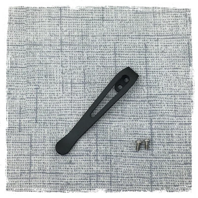 Black Titanium Pocket Clip Made For Kershaw Link 1776GRYBW Aluminum Handle Knife - Image 1 of 2