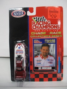 2002 Racing Champions Chase the Race Del Worsham NHRA 1/64 lot 1