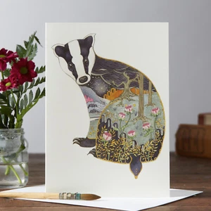 Badger Card Daniel Mackie DM Collection 7x5 Inch Blank 330gsm - Picture 1 of 1