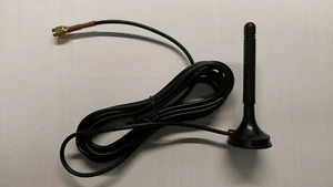 MINI ANTENNA 2G 3G 4G UMTS TELTONIKA 2dB CAVO 3Mt. CONNETTORE MASCHIO SMA - Foto 1 di 4