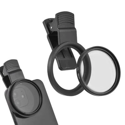 52mm Clip-On Mobile Phone Lens Anti-reflection CPL Filter Kit Camera Lens - Image 1 of 4