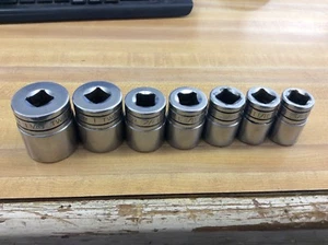Snap-on Sockets, Various Sizes - Picture 1 of 4