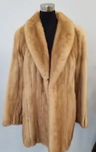 Vintage Pastel Mink Fur Jacket. Beautiful. Real Fur. Outerwear. Flemington Furs. - Picture 1 of 13