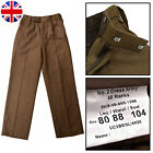 Orginal Hose Uniformhose Britische Armee British Army Braun No 2 100% Wolle