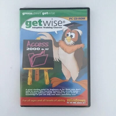 Getwise Adaptive Training Courses for Access 2000 & 97 (PC CDRom) Factory Sealed - Image 1 of 2