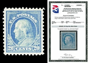 Scott 515 1917 20c Franklin Issue Mint Graded XF-Sup 95J LH with PSE CERT - Bild 1 von 1