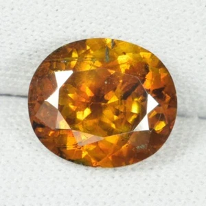 4.29 ct MULTI COLOR SPARKLING EARTH MINES NATURAL SPHALERITE - Oval See Vdo PK - Picture 1 of 3