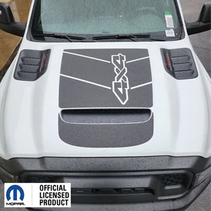 Fits 2023-2024 2500 Power Wagon Hood 4x4 Graphics Vinyl Decals Stickers - Picture 1 of 8