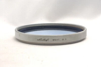 @ Cámara SakuraDo @ Excelente @ Linhof 95 x1 B3 Azul 95 mm Filtro de lente de Japón Foto 1 de 4