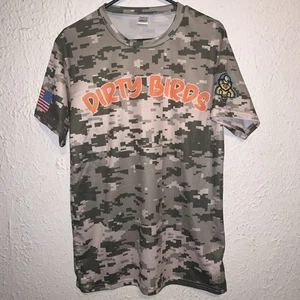 MiLB Charleston Dirty Birds West Virginia #23 Camo Baseball Jersey M - Picture 1 of 7