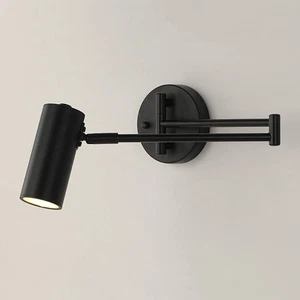 Swing Arm Wall Sconce Adjustable Wall Mount Reading Light Headboard Lamp, Mod... - Picture 1 of 5