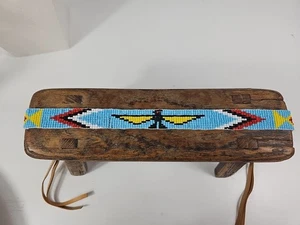Navajo Indianer Hand Perlen 1" Hut Band von Cleveland - Bild 1 von 6