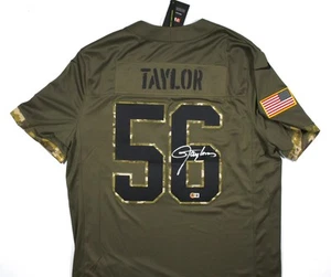 Lawrence Taylor Signed New York Giants Nike Salute Limited Jersey-Beckett W Holo - Picture 1 of 3