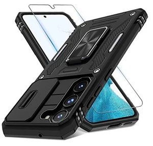Case for Samsung Galaxy S22 with Slide Camera Cover+Screen Protector(1 - Picture 1 of 8