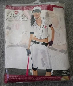 The Babe Erwachsene Damen Forplay Halloween Kostüm Baseballspieler Medium/Large - Bild 1 von 4
