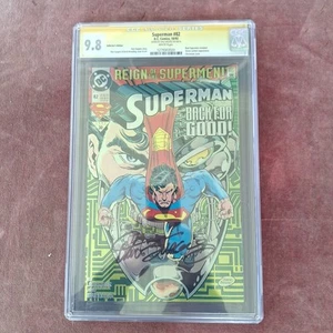 Superman #82 - DC - CGC SS 9.8 NM/MT - Signed by Dan Jurgens - Bild 1 von 2
