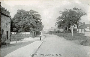PRINTED POSTCARD OF LOW WILLINGTON, (NEAR SPENNYMOOR), COUNTY DURHAM BY COATES - Picture 1 of 1