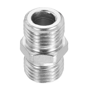 1/4 to 1/4 Air Brush Hose Adapter, 1PCS 1/4" BSP Male to 1/4" BSP Male - Picture 1 of 5