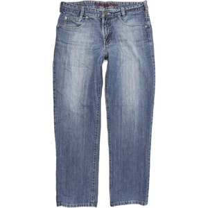 Joker Double Saddle Stitched Men Blue Straight Regular Jeans W34 L30 (54664) - Picture 1 of 7
