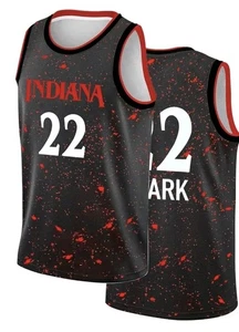 Caitlin Clark Indiana Fever Basketball Jersey #22 Large Red Black - Picture 1 of 5