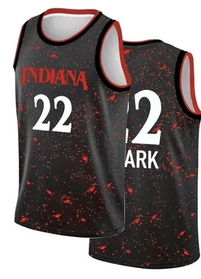 Caitlin Clark Indiana Fever Basketball Jersey #22 Large Red Black - Image 1 of 4