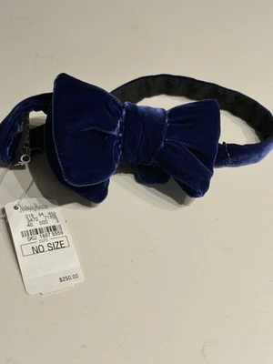 Pajarita de terciopelo azul real Tom Ford Foto 1 de 3