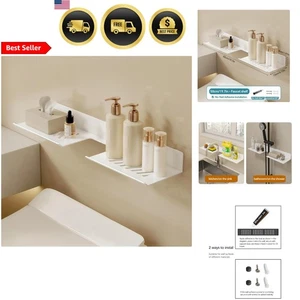 Bathroom Kitchen Sink Shelf Organizer Over Faucet Space Saving Waterproof Alu... - Picture 1 of 10
